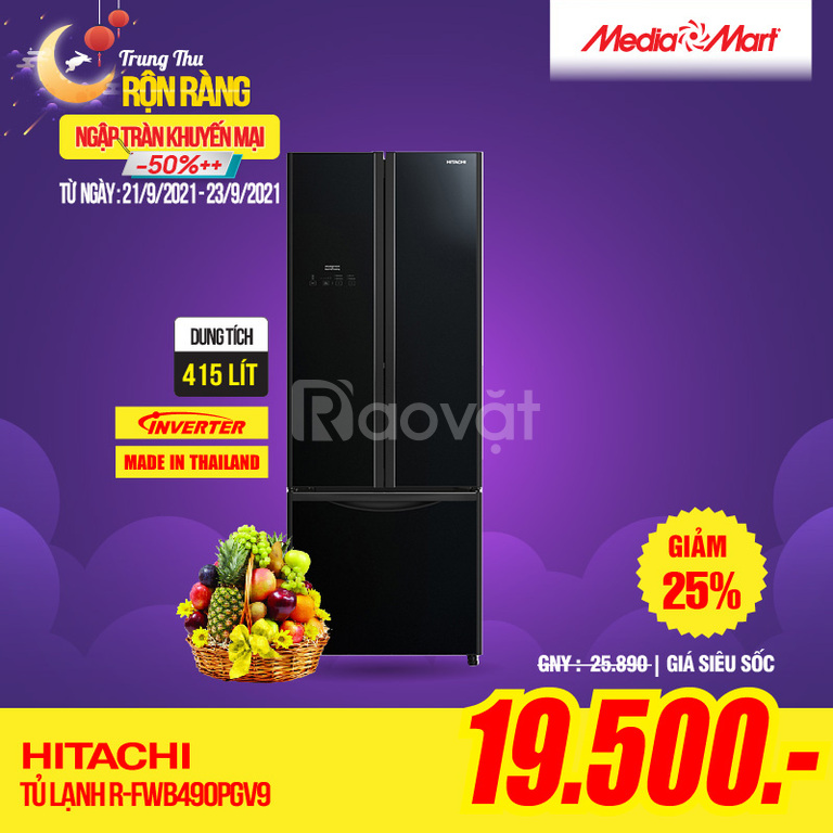 Tủ lạnh Hitachi 415L inverter
