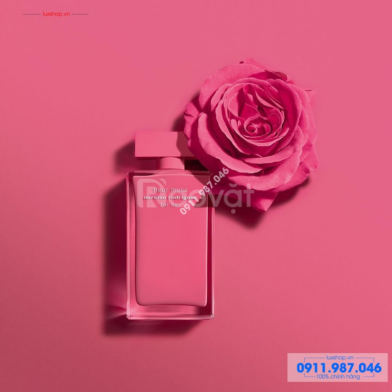 Nước hoa Narciso Rodriguez For Her Fleur Musc EDP 100ml màu hồng đậm