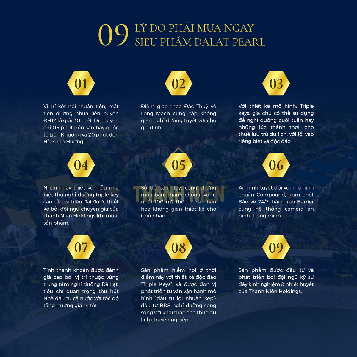 Dalat Pearl – Nơi trải nghiệm dịch vụ Resort Villa đẳng cấp lớn nhất Đà Lạt!